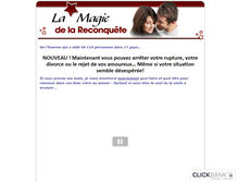 Tablet Screenshot of lamagiedelareconquete.com